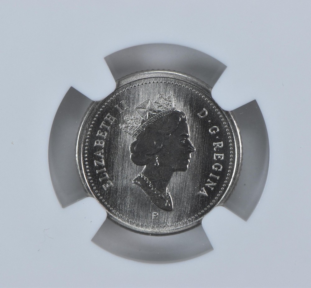 2001 P Canada 10 Cent Bluenose SP69 NGC Canada Label
