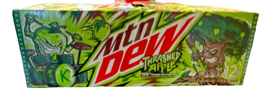 Mountain Dew Thrashed Apple Apple Soda 12 Pack (12-12 fl oz Cans)