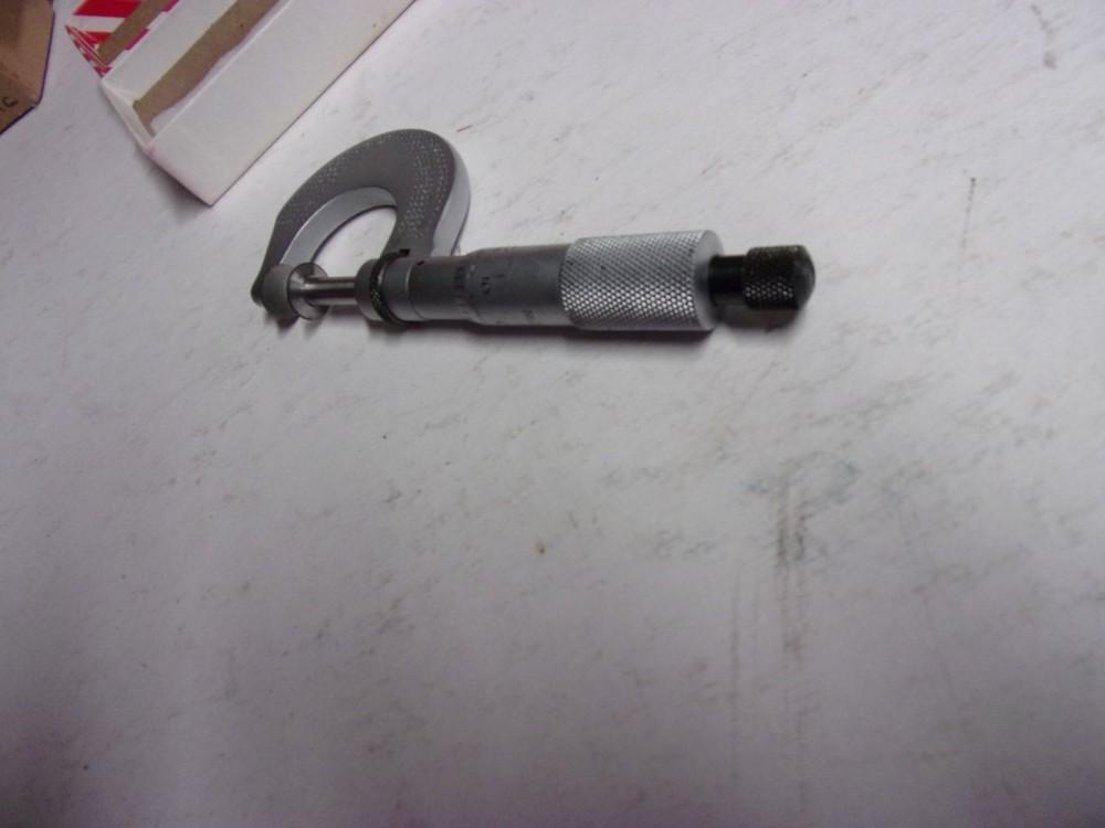 STARRETT #256 Disc Micrometer 0-1". .001" used