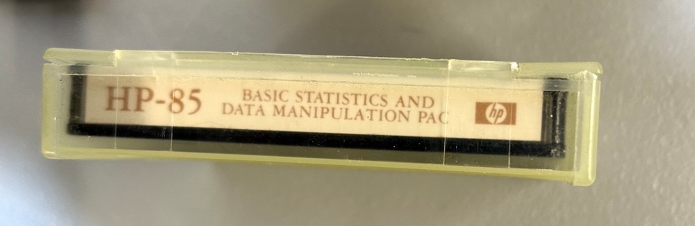 Hewlett Packard Basic Statistics & Data Manipulation PAC Cassette