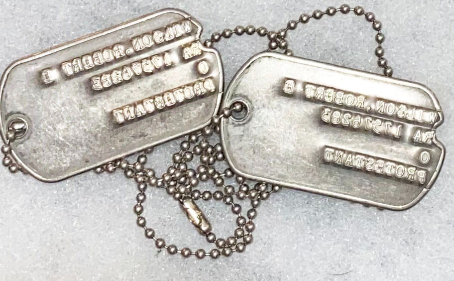 Robert Wilson Dog Tag Set