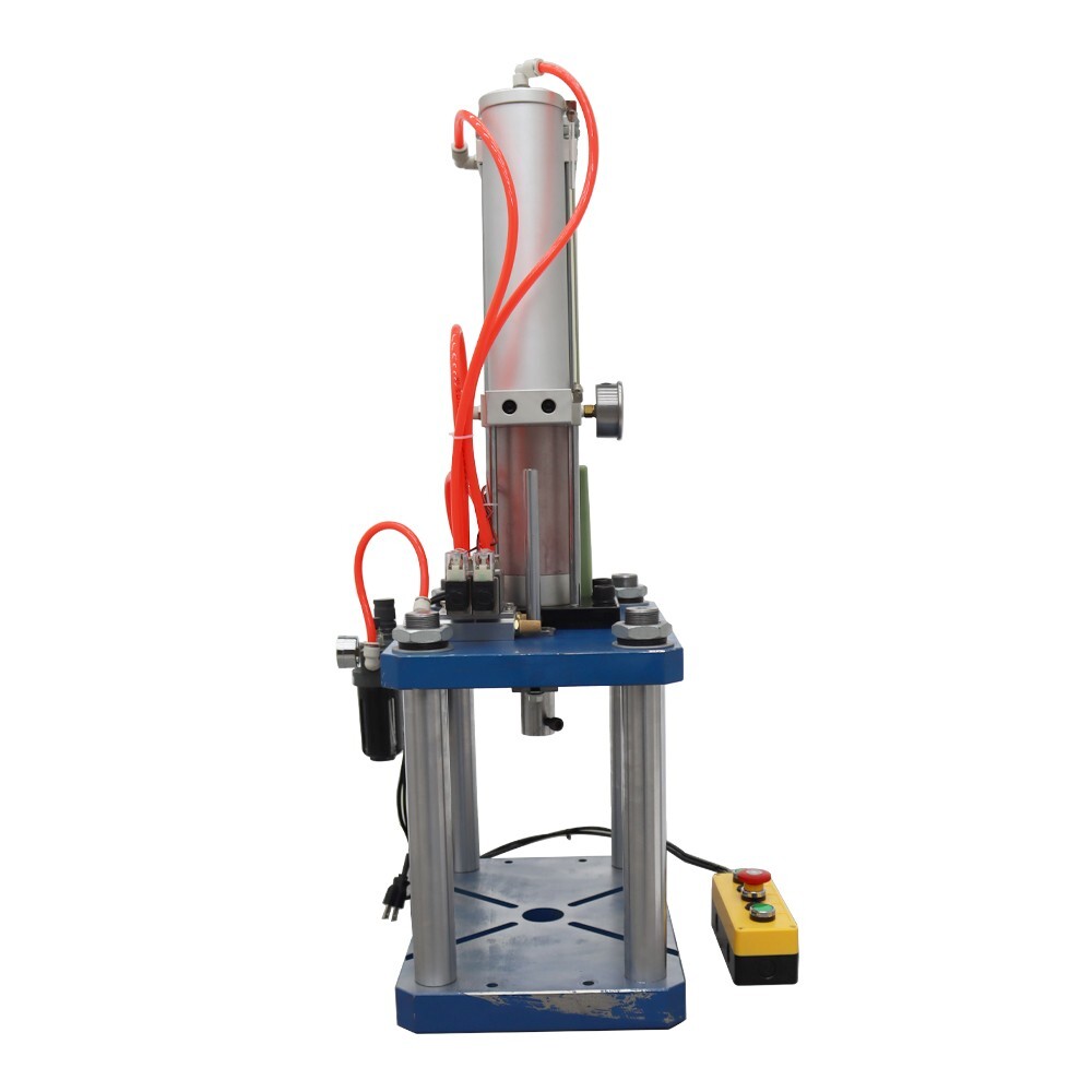 Pneumatic Punch Machine 5 Tons Punch Press Four Columns Digital Display 110V