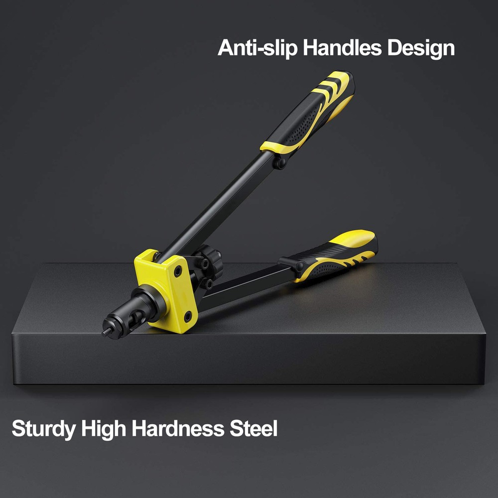 14'' Rivet Gun Kit Rivnut Thread Setting Tool Nut Setter NutSert Metric 70PCS