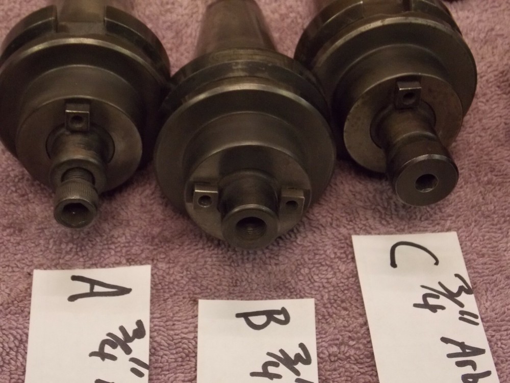 Command BT40 Shell Face Mill Tool Holder Stud 3/4" 1" or 1-1/4" Arbor Size Cat40