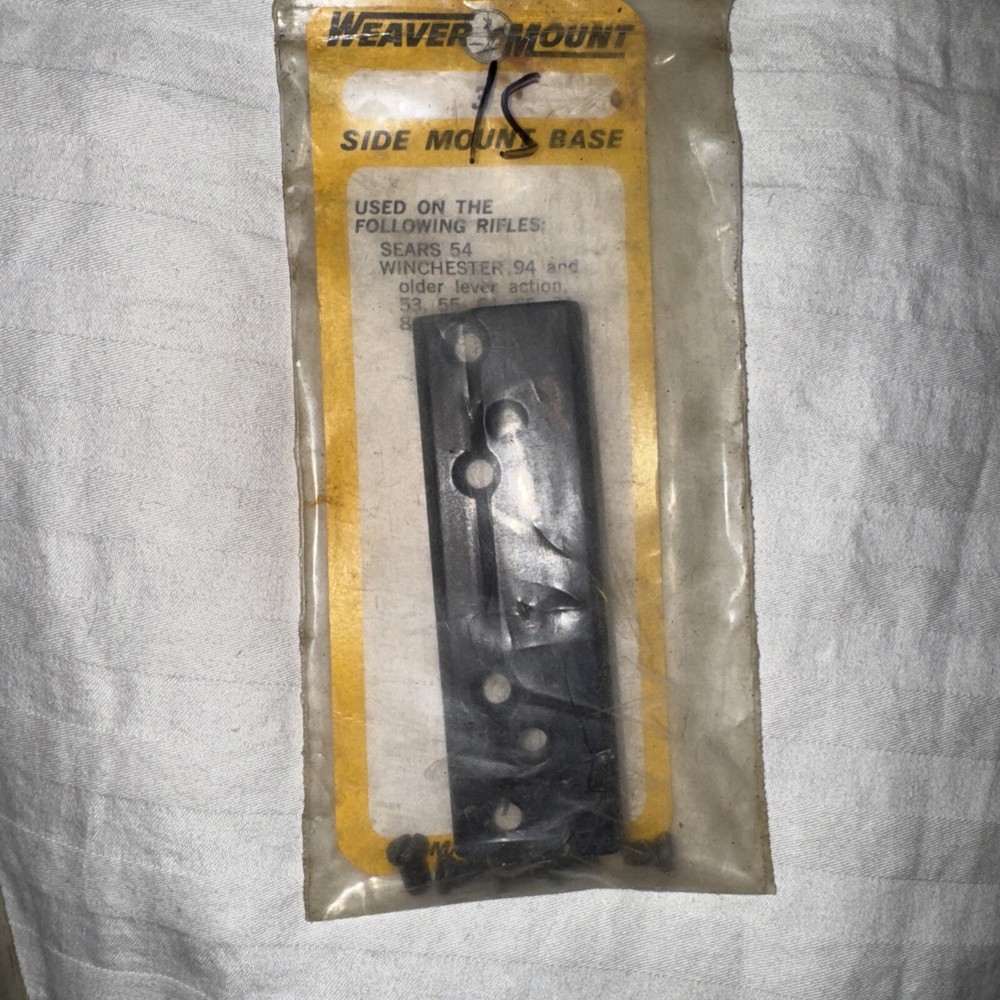 Weaver Mount 3 Side Mount Base