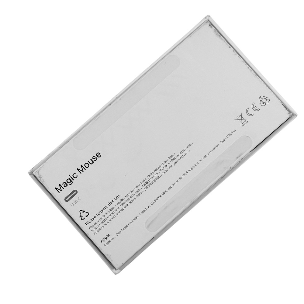 Apple Magic Mouse Multi-Touch Surface USB-C A3204 White (WORKS GREAT/VERY GOOD)