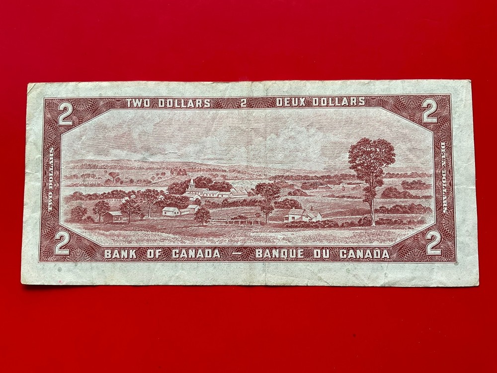Canada 1954 $2 Bouey * Rasminsky – K/G – pick #76c