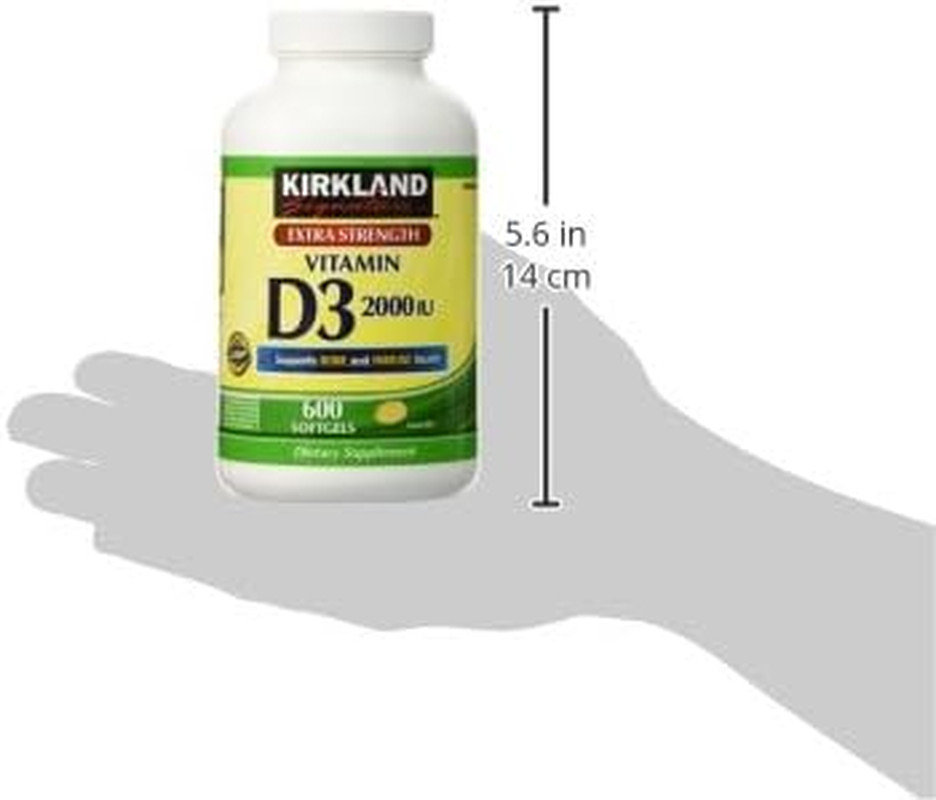Extra Strength Vitamin D-3 2000 IU 600 Soft Gels