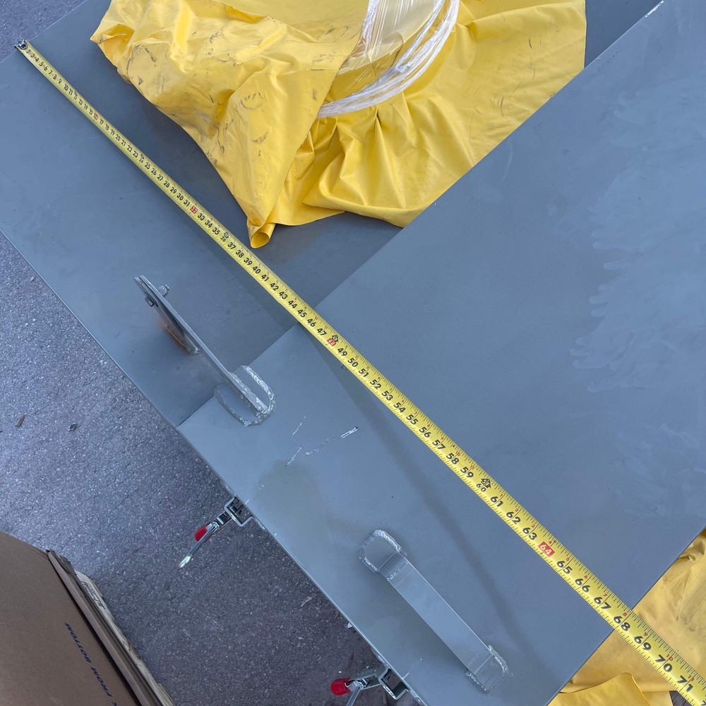 FAB CORP Hippo Hopper Self Dumping Gray HH32-DUSTDR