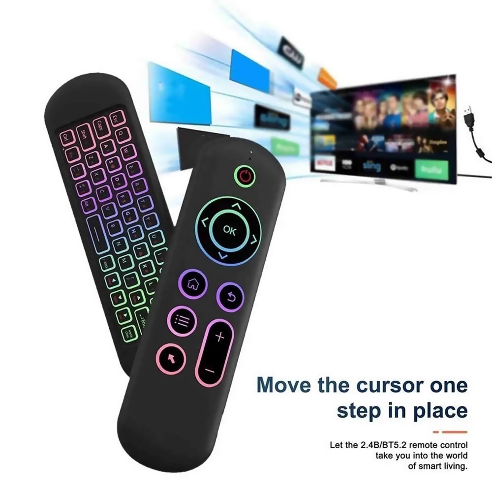 For PC Windows Mini Computer Bluetooth Air Mouse Remote Control with Pointer