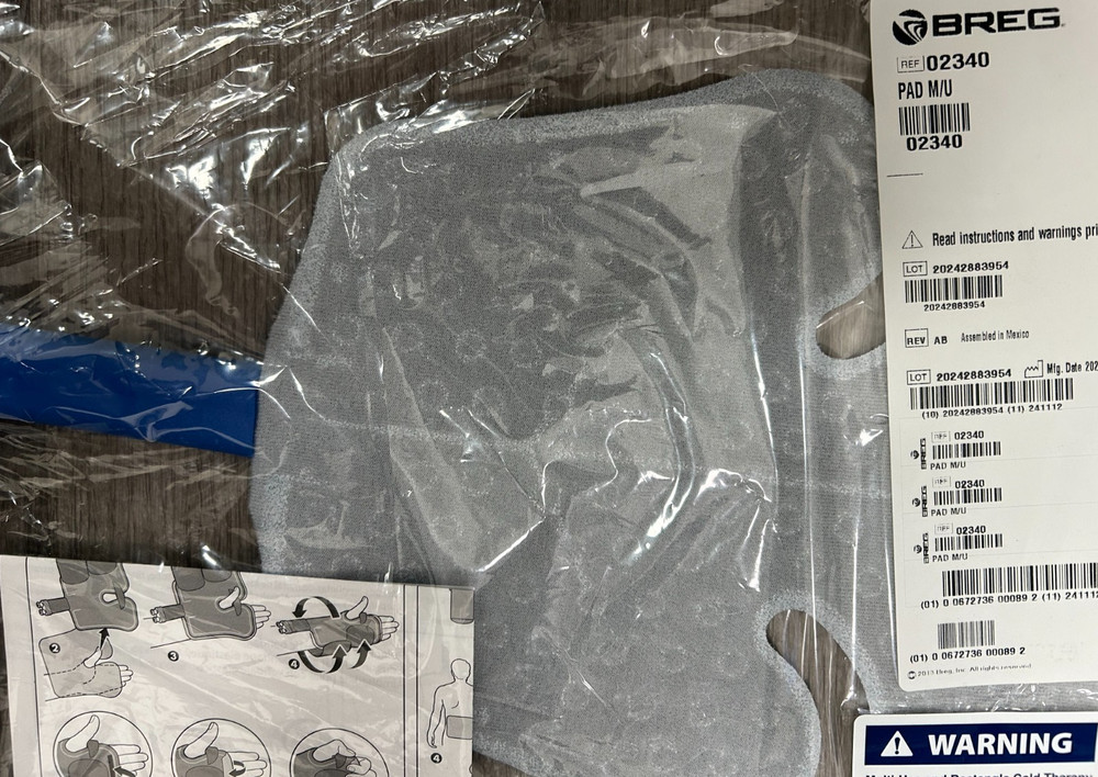 Breg 02340 Replacement Pad Multi-Use Brand New