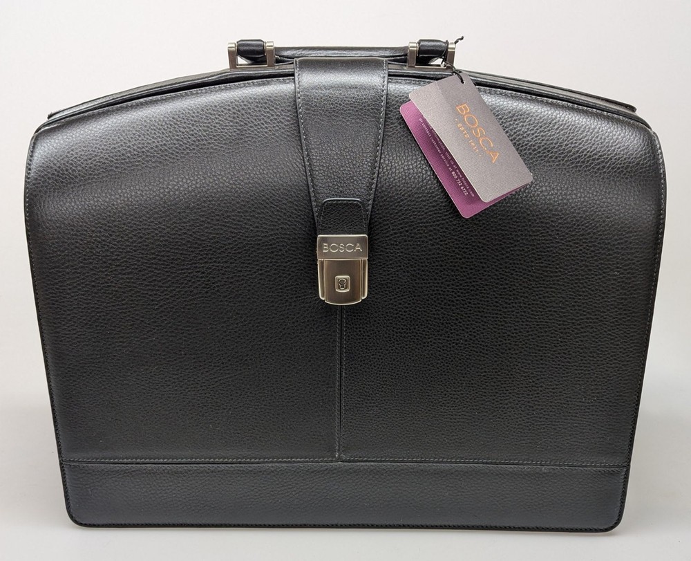 Bosca Tribeca Black Partners Briefcase #823-148