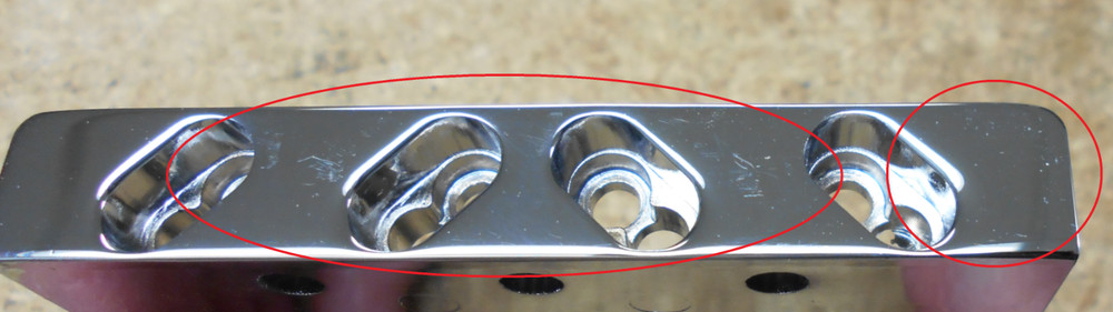 Hipshot 4 String MassKicker Bass Bridge Chrome - OPEN BOX