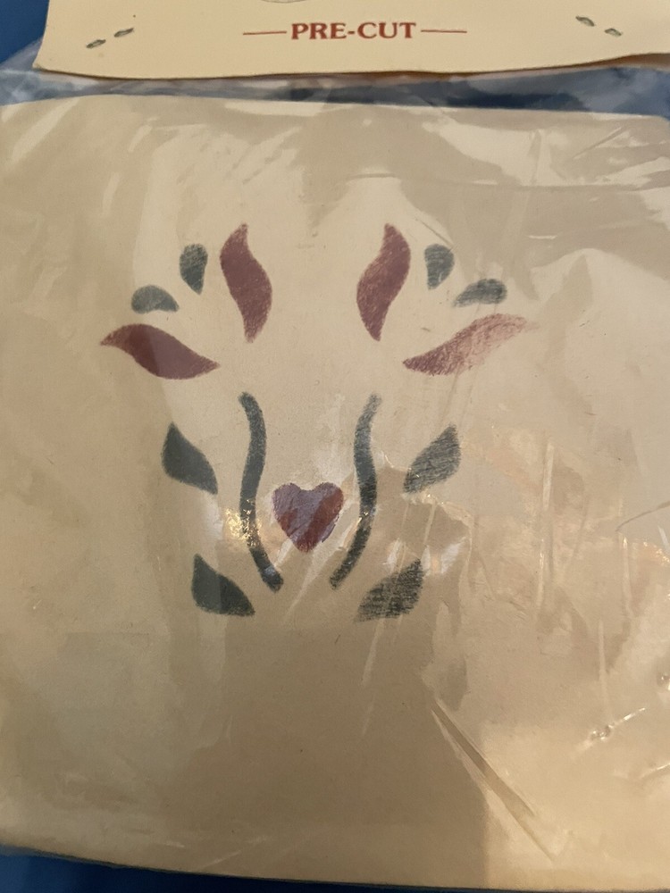 Vintage 80s Precut Wall Stencil Pattern Kit Tulip Flower Pattern!