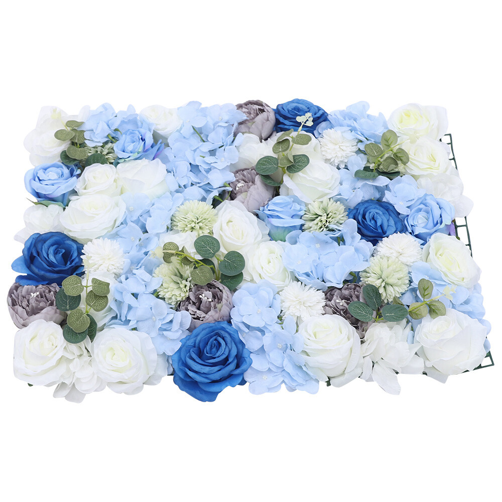 6 Pack Artificial Flower Wall Panel Floral Panel Background Wedding Party Decor