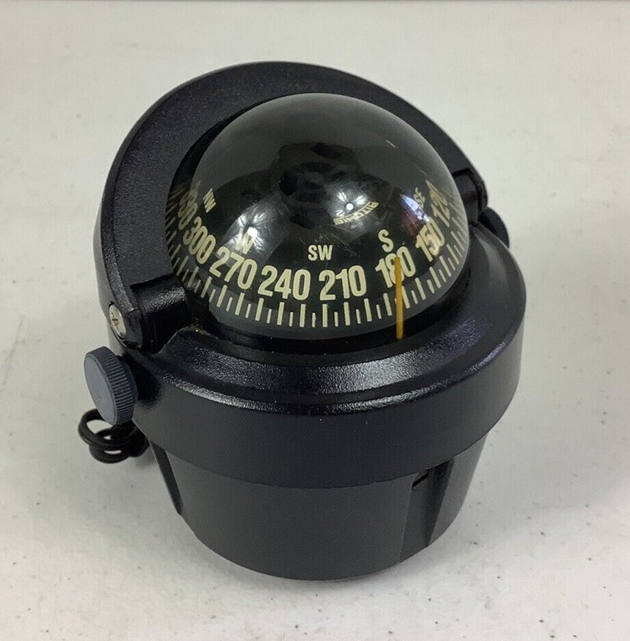 Vintage Ritchie Marine Compass B-51 Lighted - Tested No Mounting Bracket