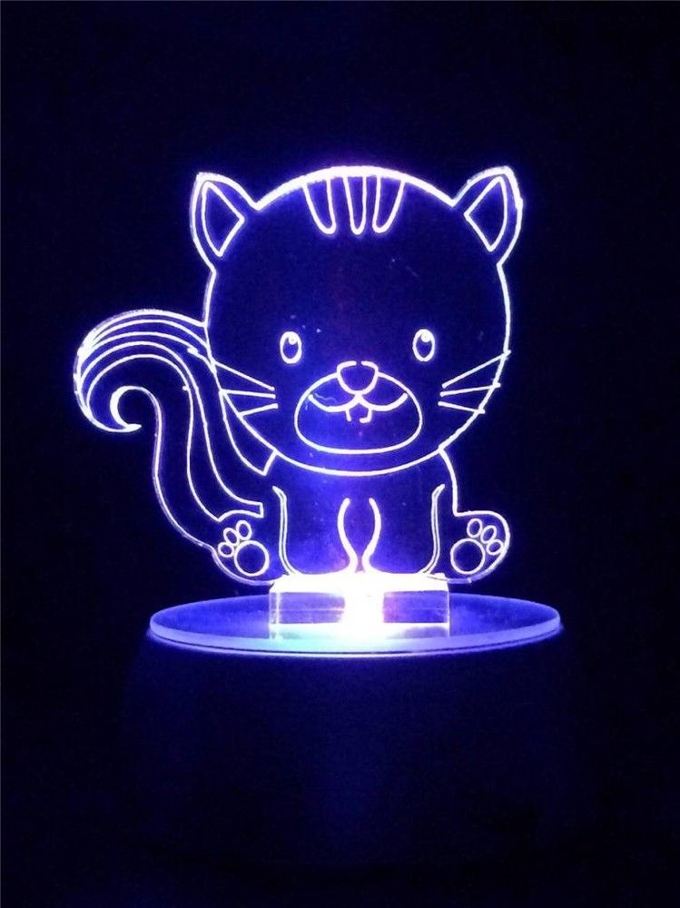 Squirrel Flashing Night Light - Small Novelty Gift for Kids