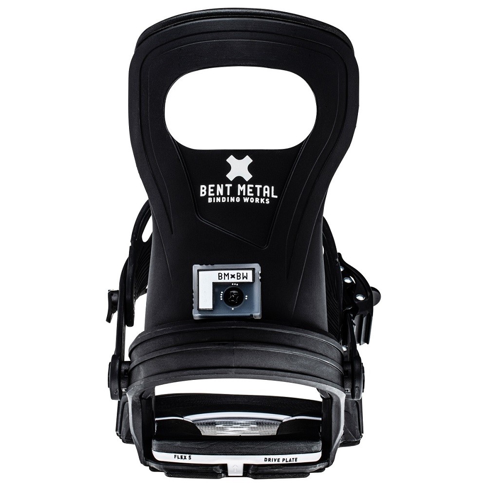 Bent Metal Bolt Bindings Black Medium (8-11)