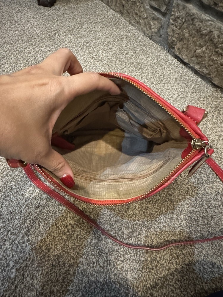 BRIGHTON Red TRENDORO Cross Body