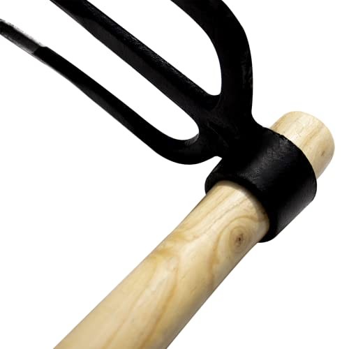 55-Inch Pure Solid Wood Replacement Handle for Garden Digging Spading Fork,