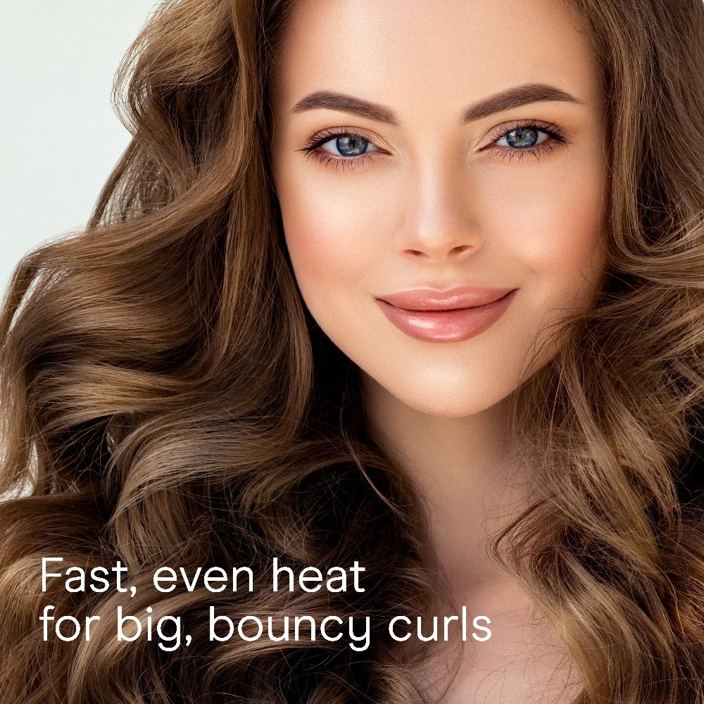 Custom Curls & Waves Rollers, 12 Multi-Size Ceramic Rollers with Clips