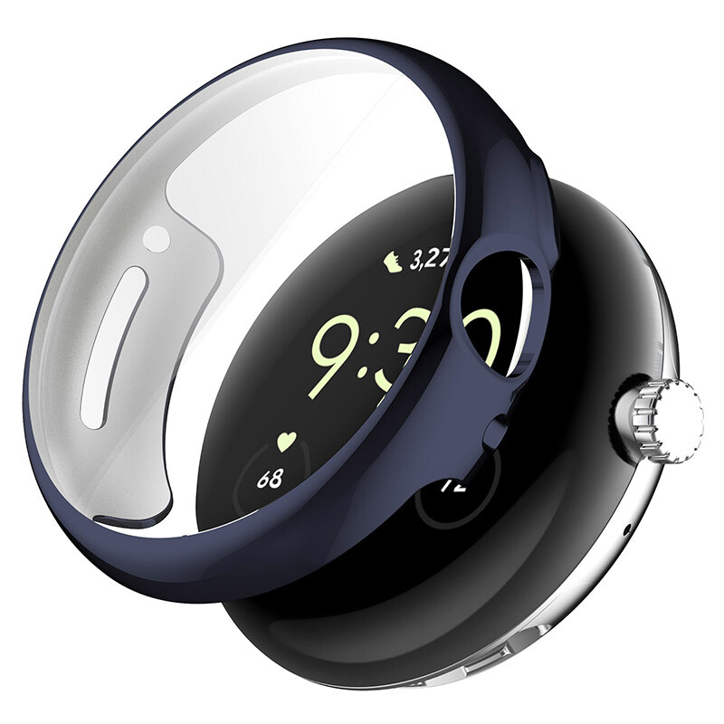 For Google Pixel Watch 2 Soft TPU Full Protection Screen Protector Case Cover