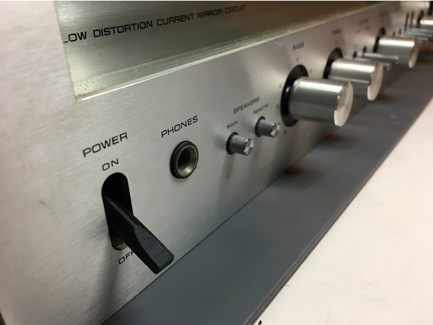 (2) Replacement switch cap for Technics SA-400 - 3D Printed