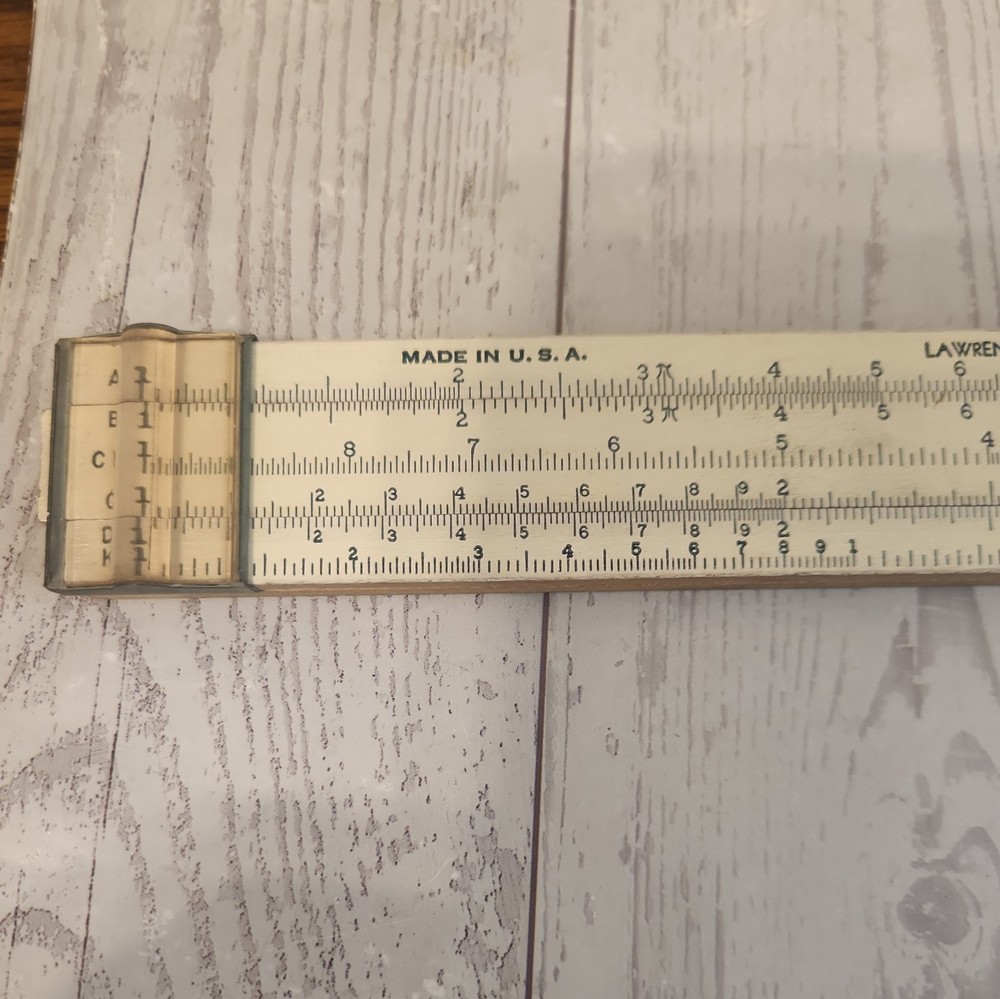 Lawrence Engineering Service Slide Rule Peru Indiana