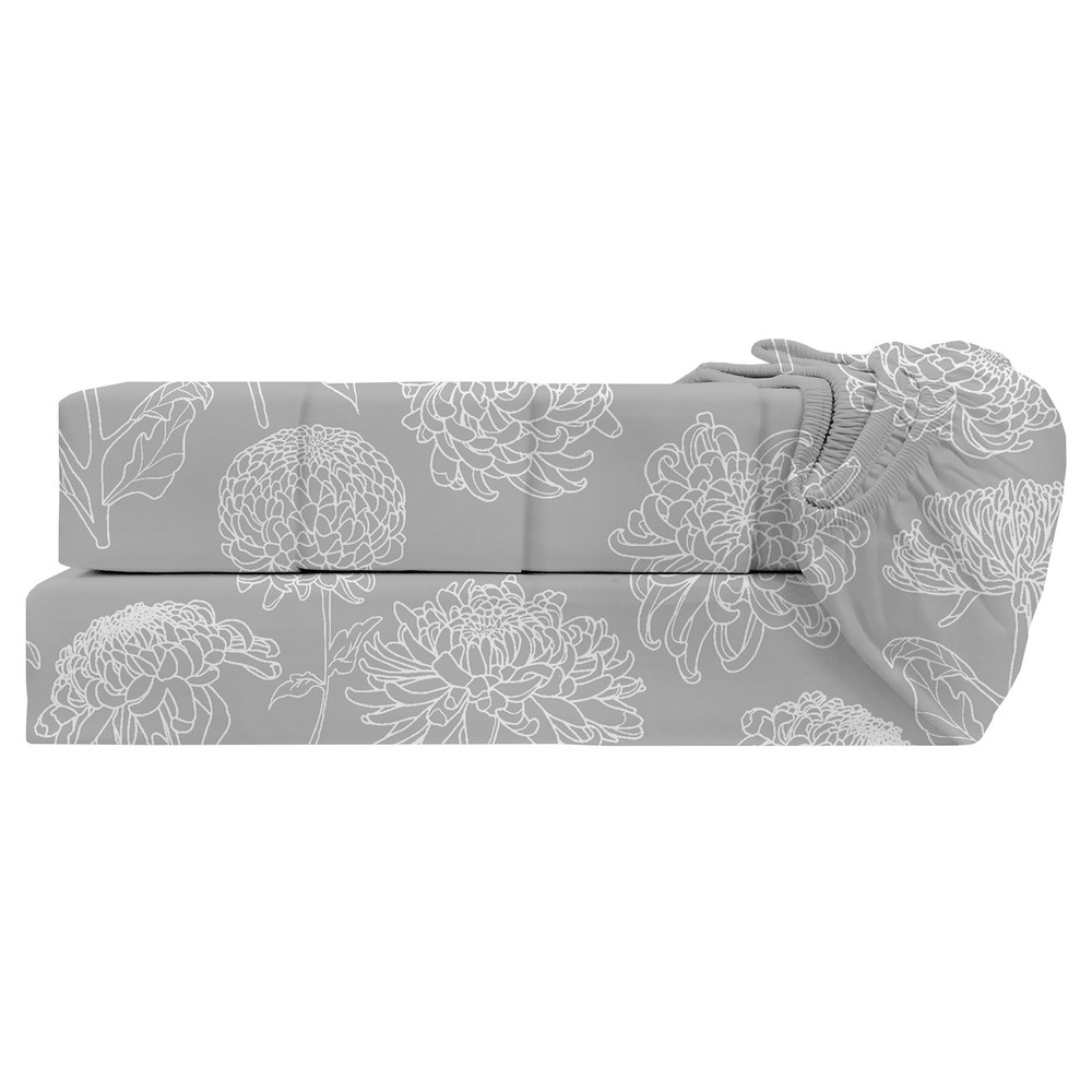 Swiss Collection Sheet Set  Queen Grey