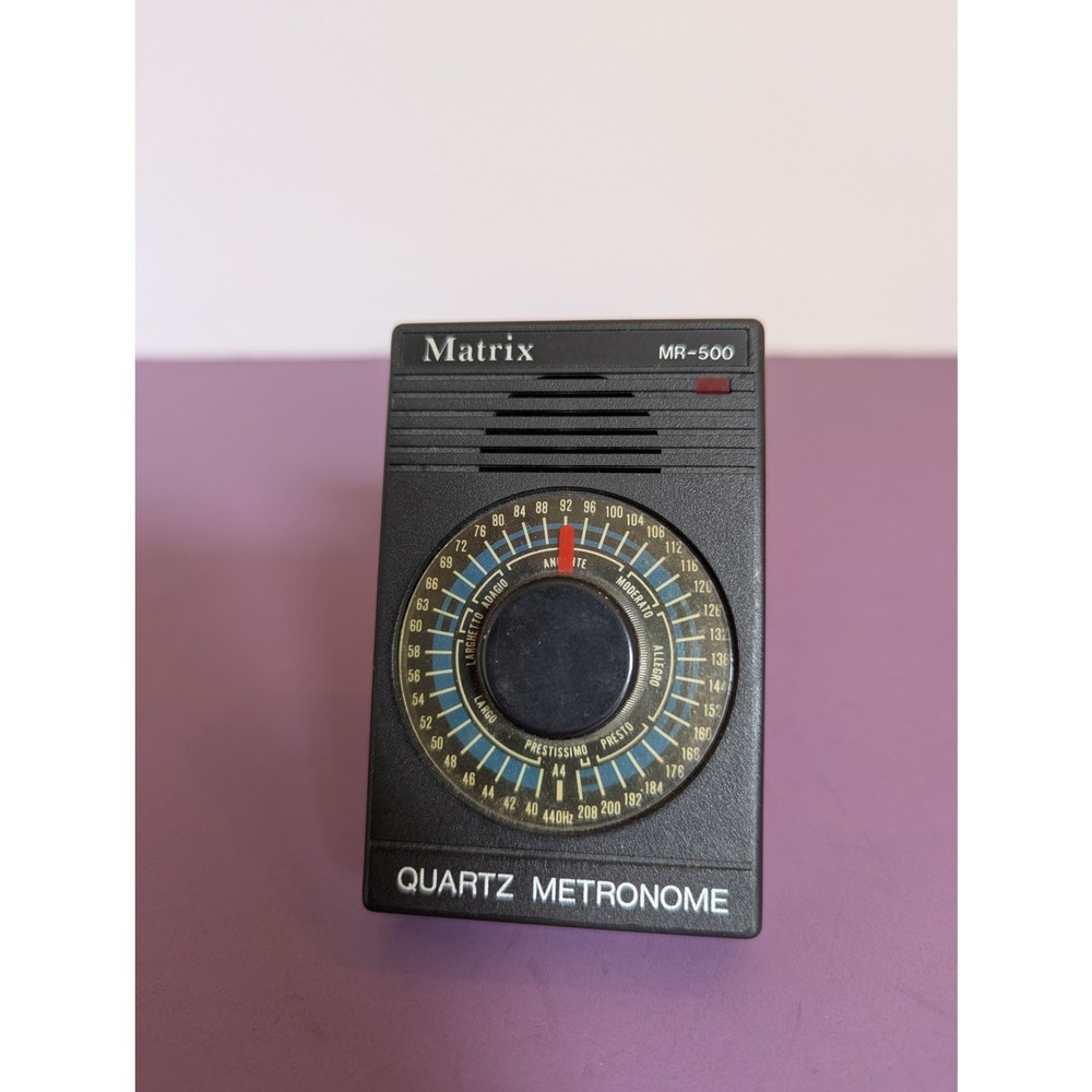 Matrix MR-500 Quartz Metronome. Tested. Great condition.