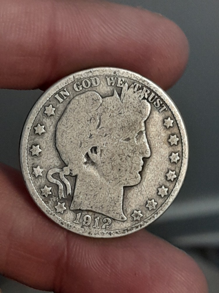 1912- D BARBER HALF DOLLAR #1