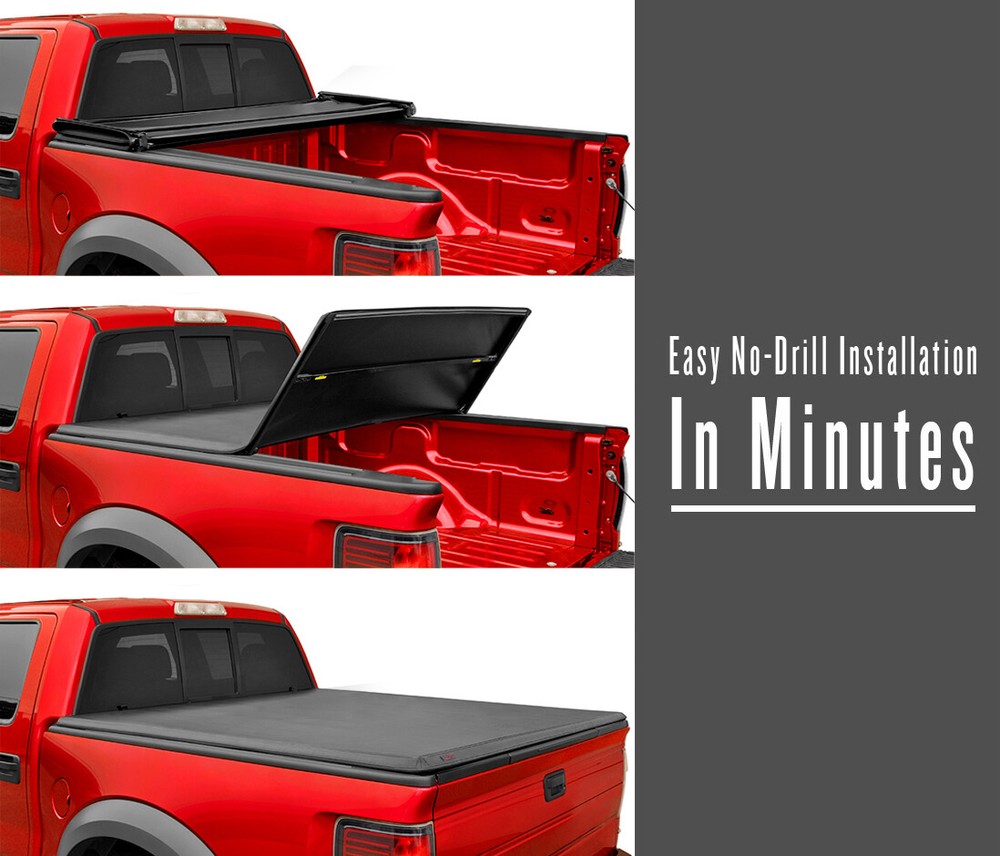 Soft Tri-fold Tonneau Cover for 82-13 Ranger 6' Bed