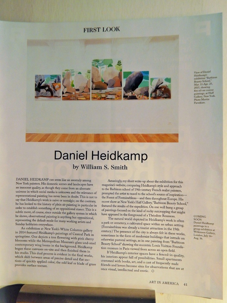 DANIEL HEIDKAMP ART PIECE VTG ORIG  2015 ADVERTISEMENT