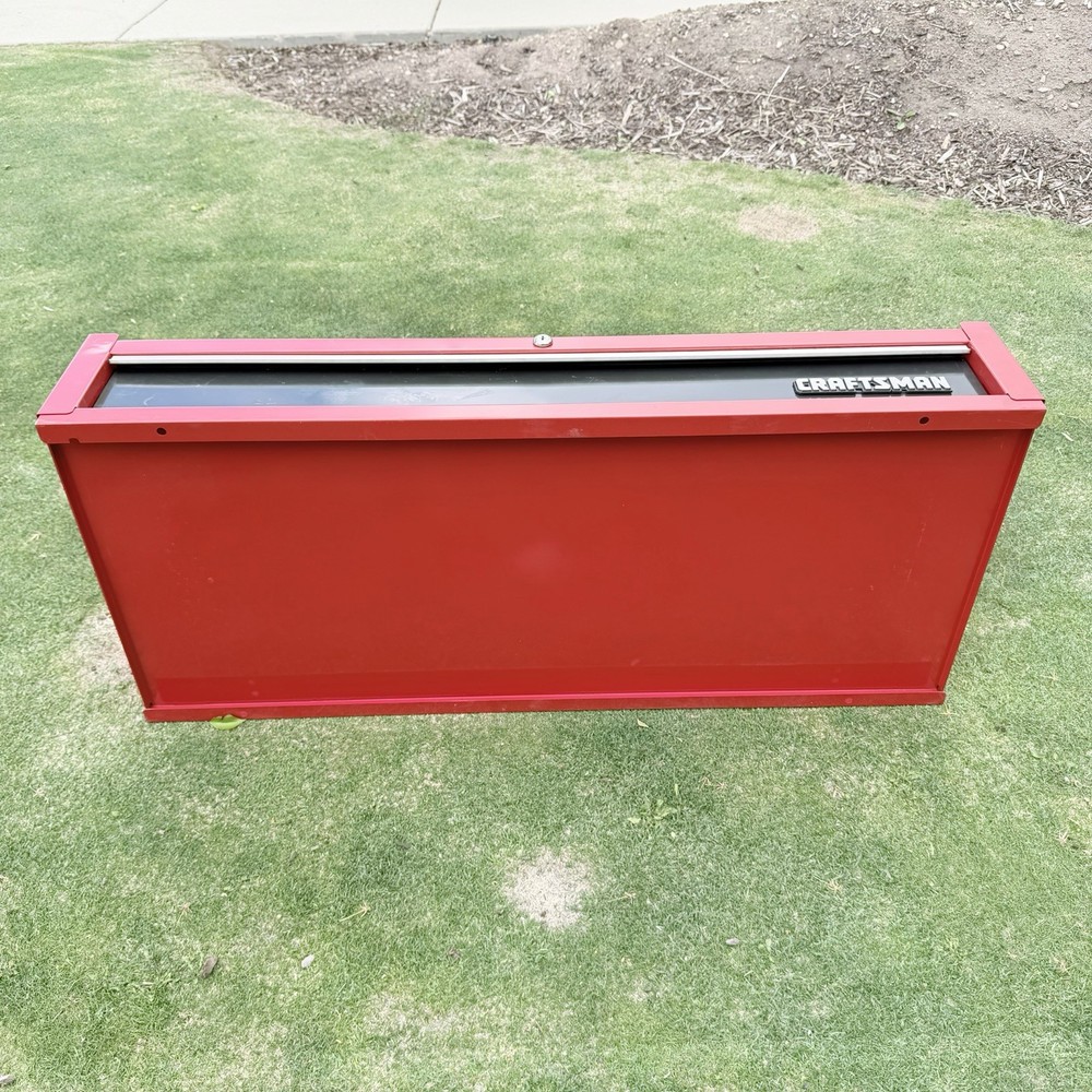 Craftsman 1 Single Drawer Mid Intermediate Middle Riser Tool Box Chest Red