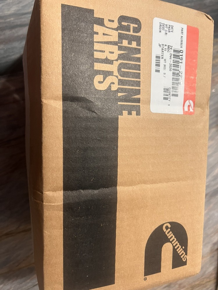 Cummins Starter Part #019-2229 - NIB