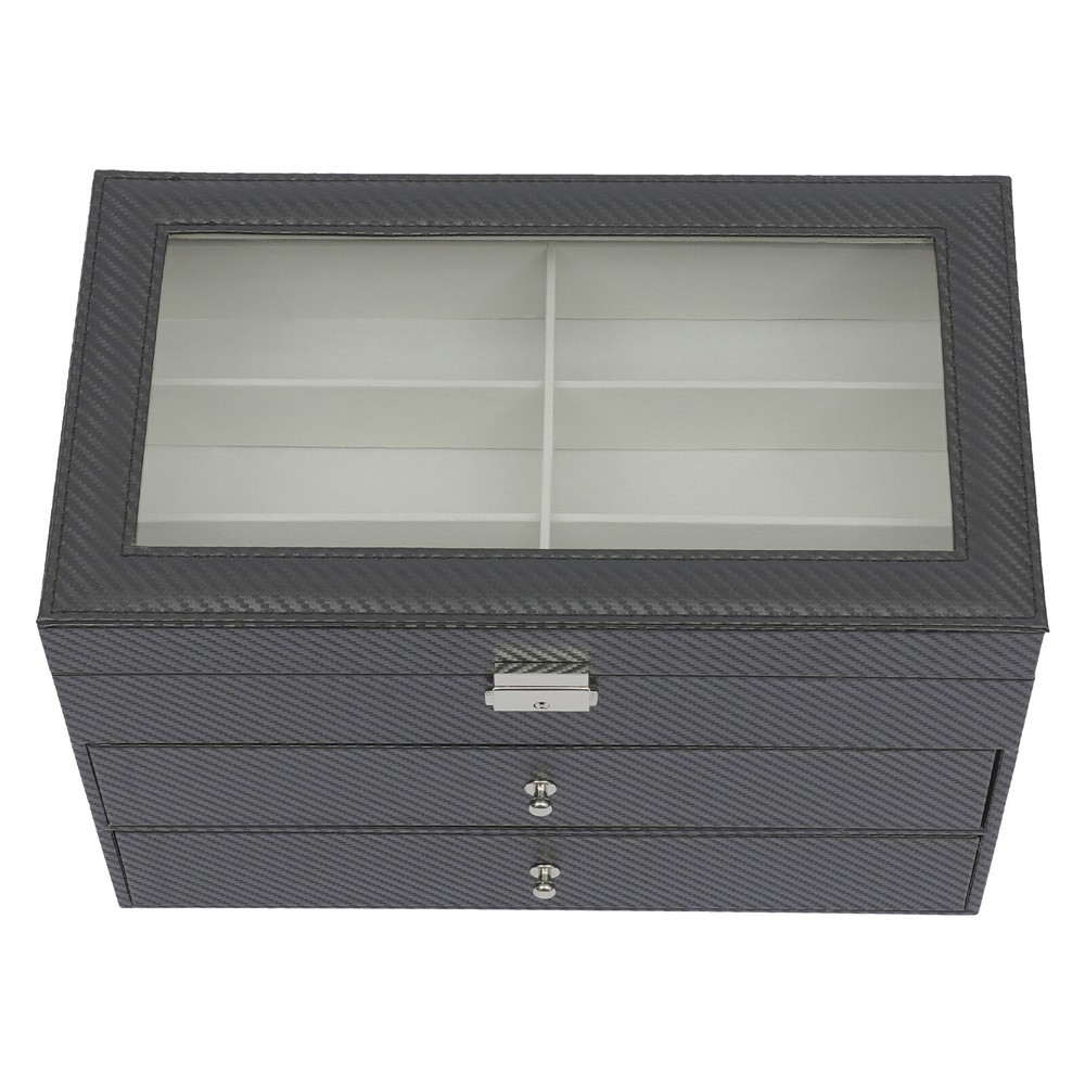 Sunglass Glasses Case Organizer, Multiple Sunglass Collection Holder 18 Grid
