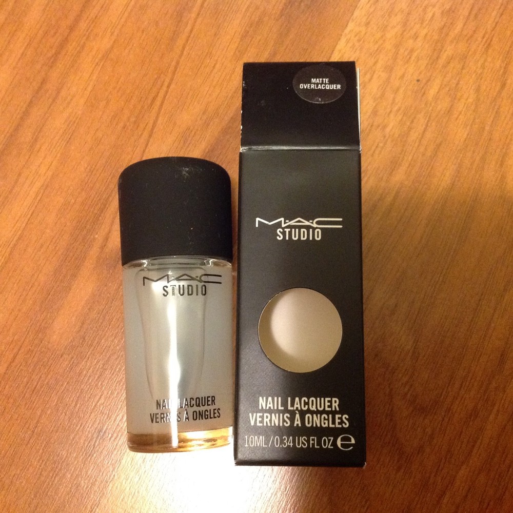 BNIB, MAC Nail Lacquer "Matte OverLacquer", 100% Authentic
