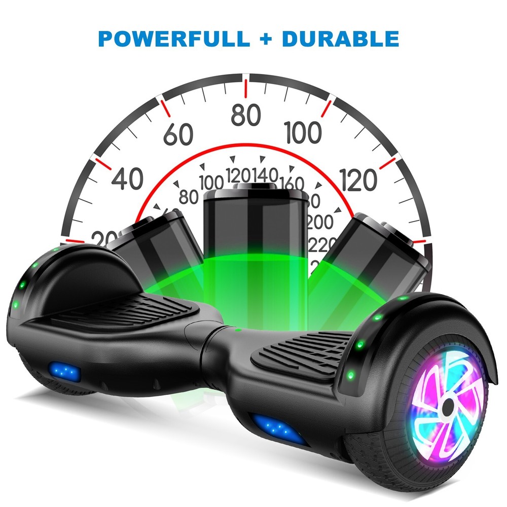 New 6.5'' Hoverboard Bluetooth Speaker LED Wheels Self-Balancing Hoverboard