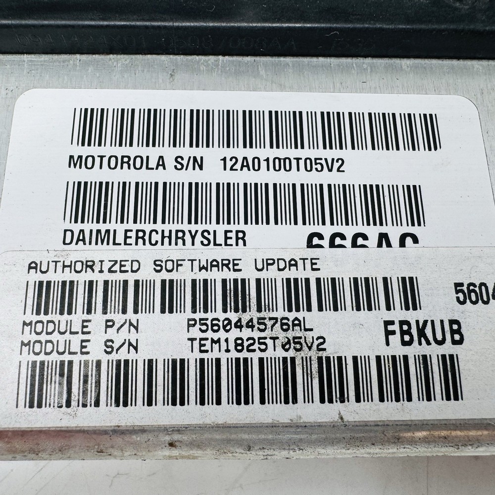 2005 Liberty 3.7L AT Engine computer P56044576 "Programmed to your VIN" ECM PCM