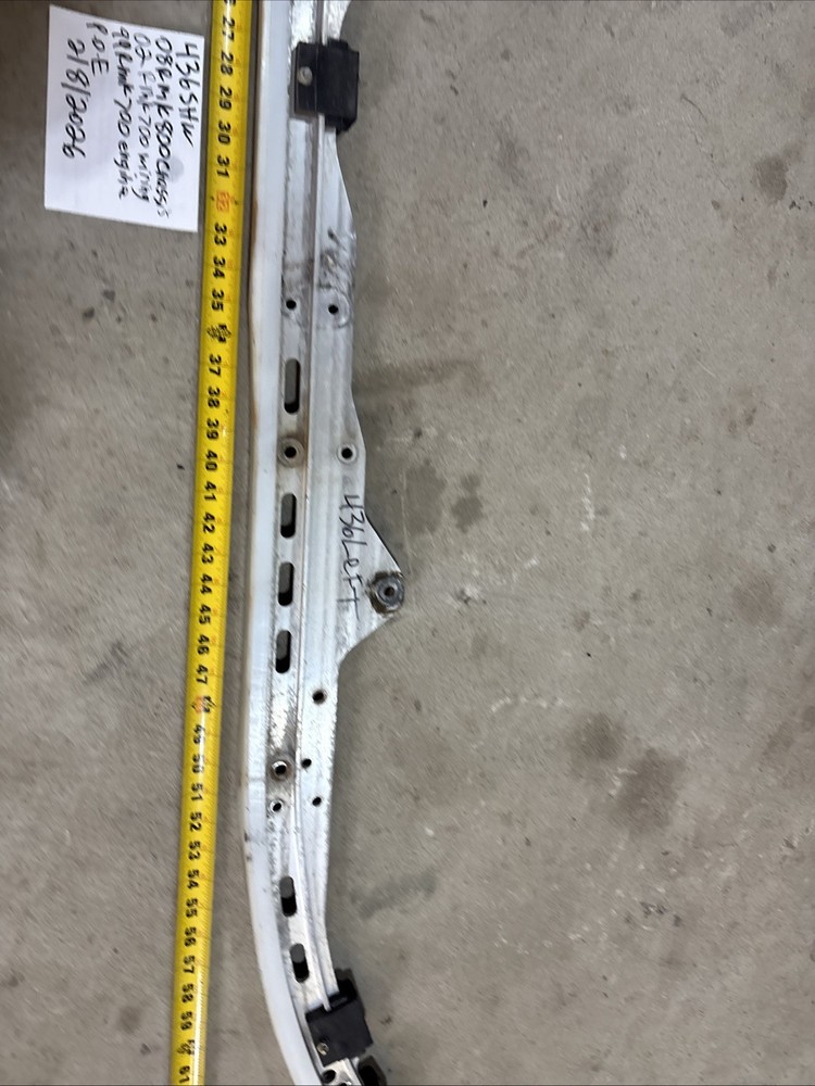 2008 Polaris RMK 800 left side skid rail runner glide 436
