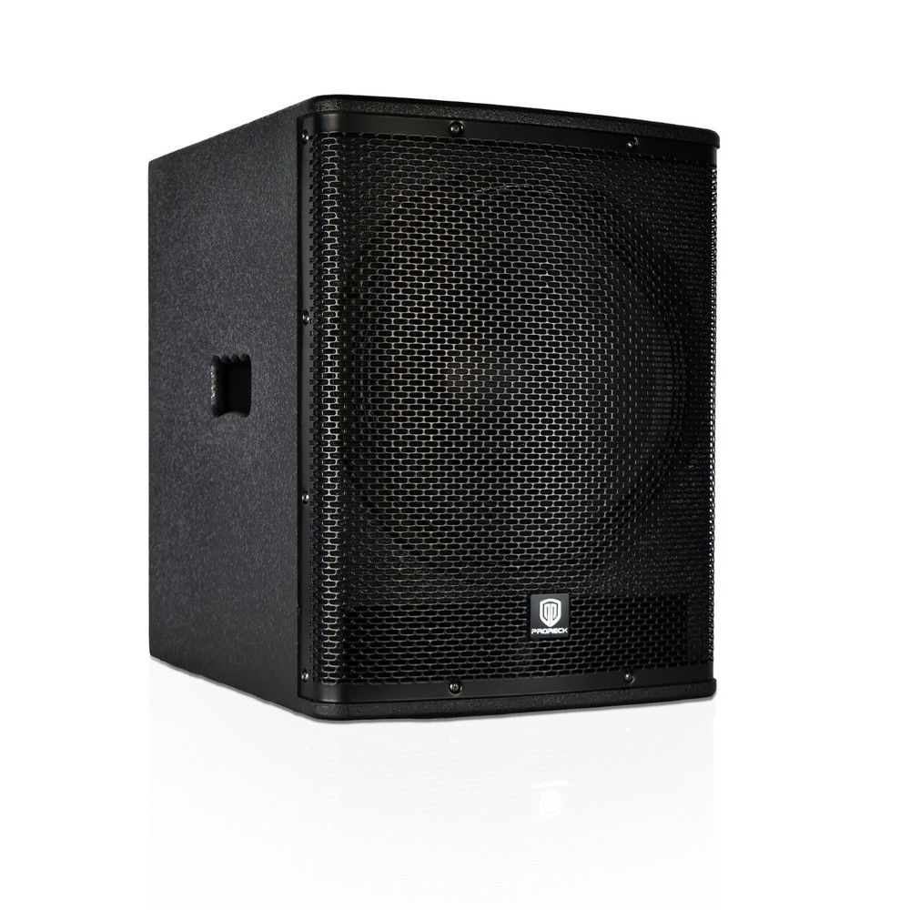 PRORECK Active Powered DJ Speaker 15 inch 2000W PEAK Subwoofer with Class-D Amp