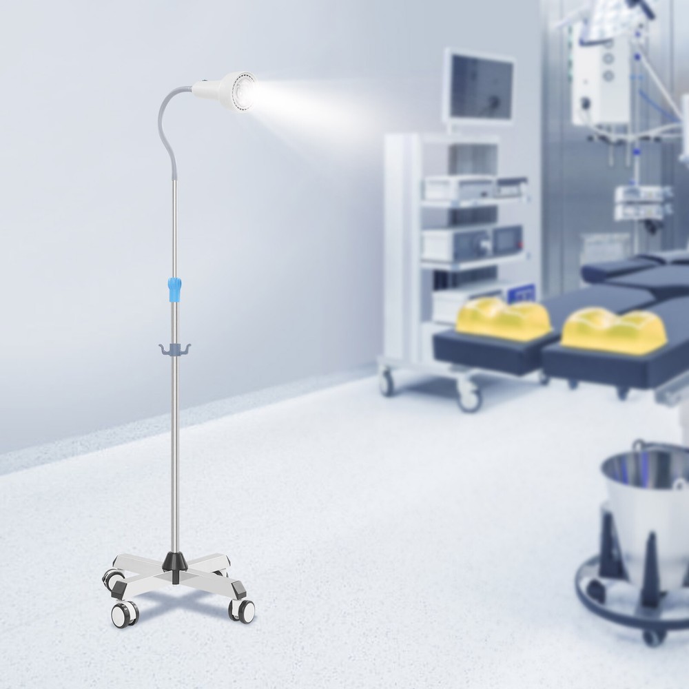 Adjustable Height Examination Lamp Four-legged Mobile LED Examination Light