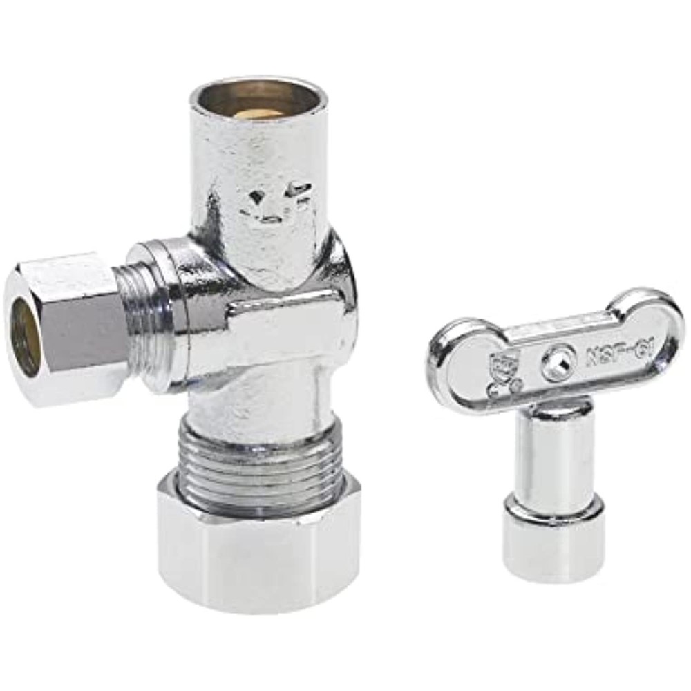 B & K 190-032lk Proline Angle Valve, Chrome-Plated