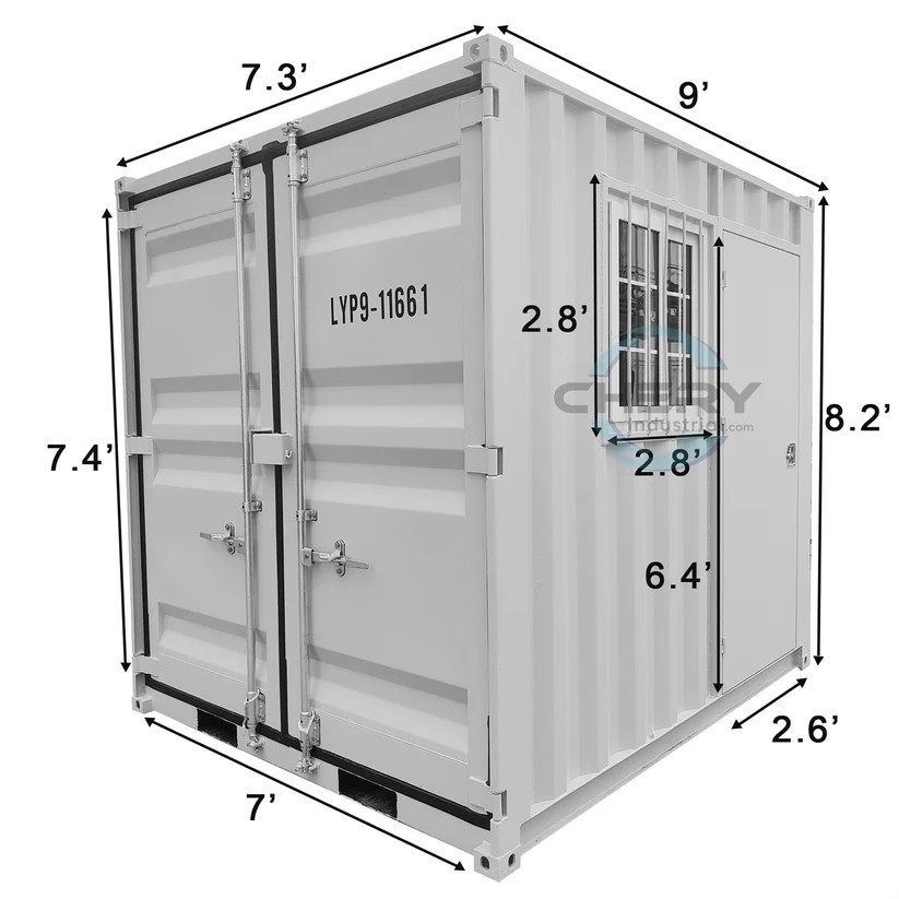 Chery 9ft Small Cubic Shipping Container Portable Home for Workshop