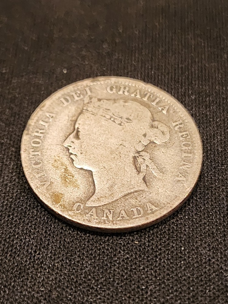 1892 Canada 25 Cents Silver Coin
