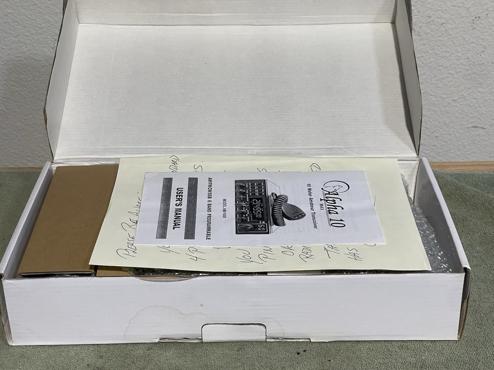 Alpha 10 Max - Am-1000 - 10 Meter Amateur Transceiver