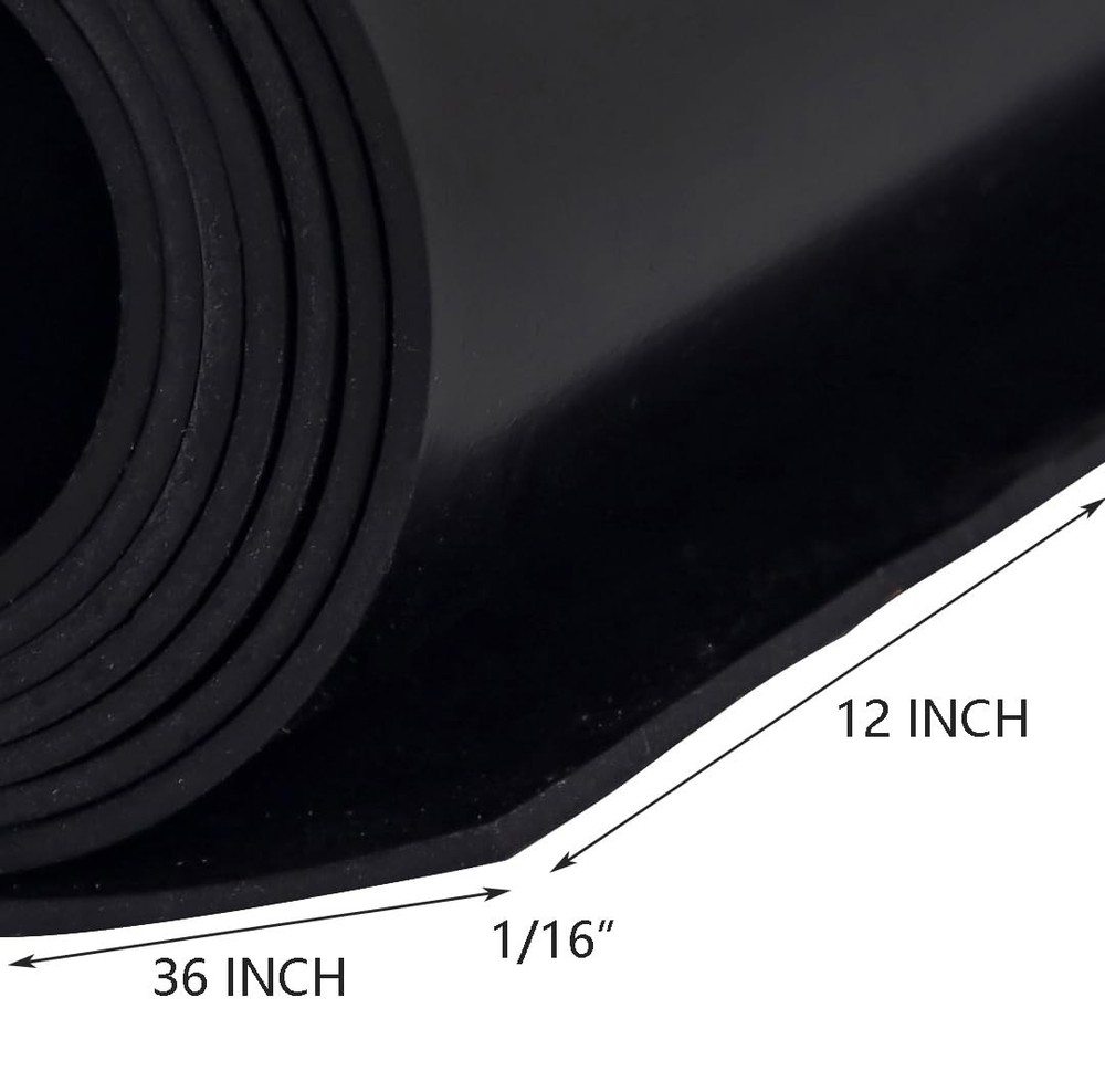 Neoprene Rubber Sheet Solid Rubber Strips Roll PadInsulation for Weather Stri...