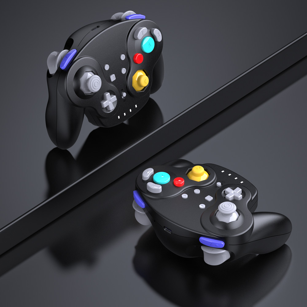 Wireless 2.4 G For Nintendo GameCube NSO Switch PC Mac Windows USB Controller