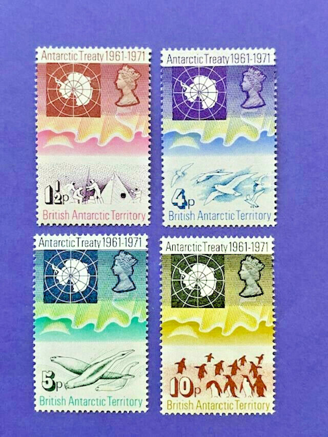 Br. Antarctic Territory #39-42 VF NH       Catalog $53.50