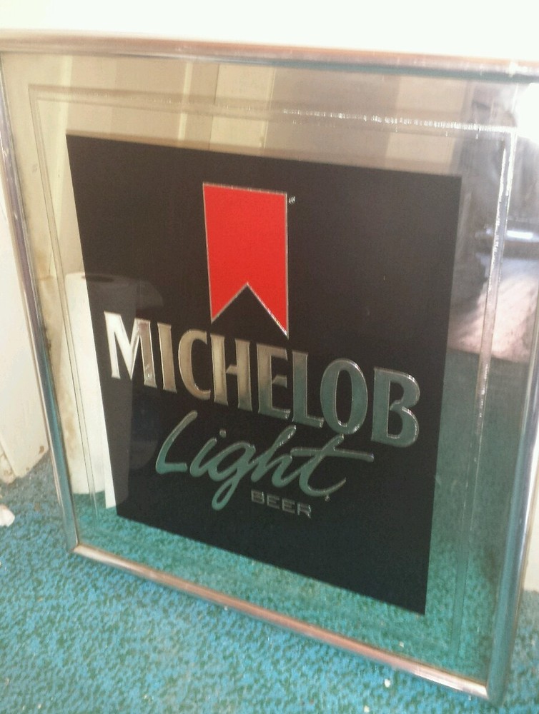 Michelob light mirror